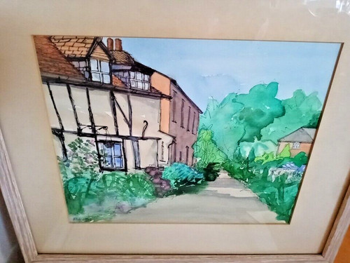 Water colour cottage - , 'cottage