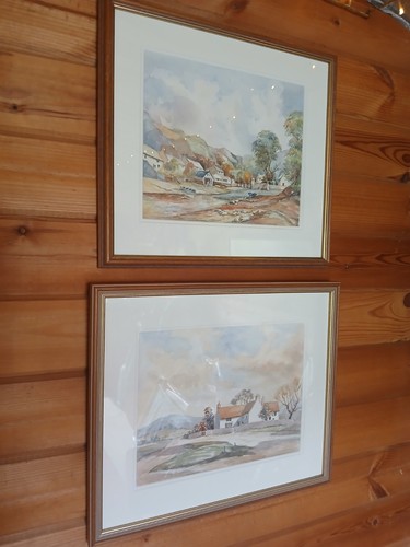 Pair framed country - of,