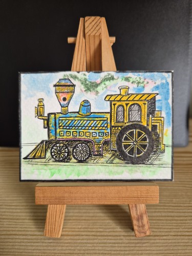 Aceo watercolour and ink - and,