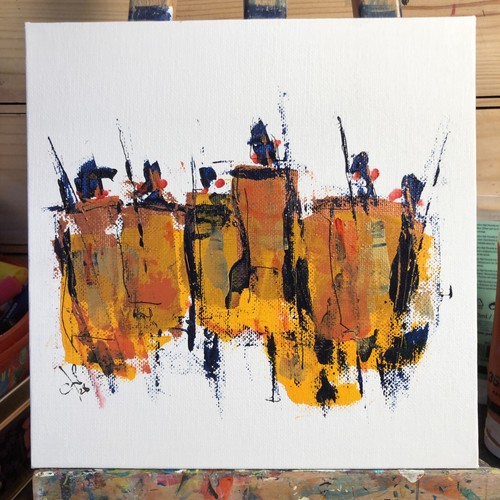 Original acrylic painting - acrylic,