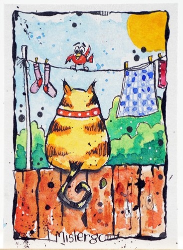 Aceo atc original 5 - +, x
