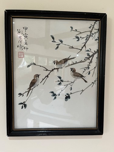 Antique japanese watercolour - antique,