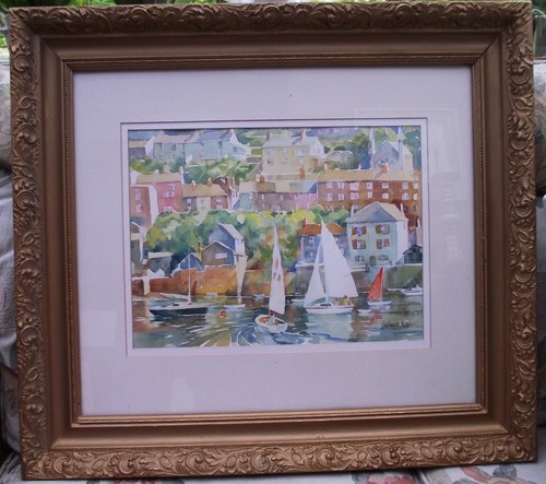 Original harbour scene - harbour,