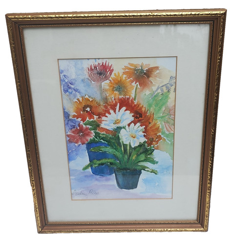 Vintage watercolour floral - vintage,