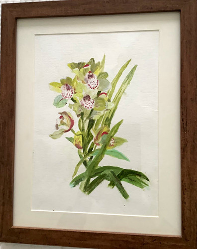 Watercolour painting mounted - watercolour,