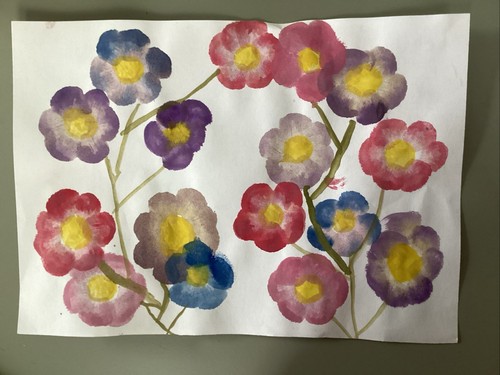 Hand made water colour - hand,