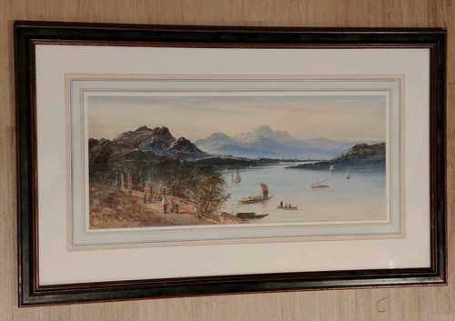 Antique watercolour - ,