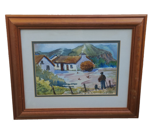 Vintage watercolour painting - vintage,