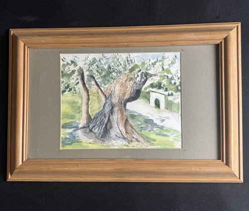 Original signed watercolour - original,