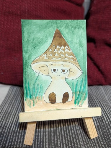 Aceo original watercolor - original,