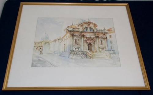 Vintage 1984 framed signed - vintage,