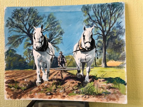 Water colour painting - water,