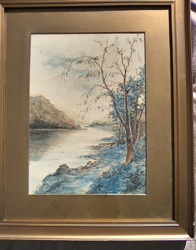 Antique watercolour painting - watercolour,