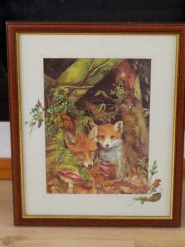 Beautiful autumn foxes - "autumn, foxes"