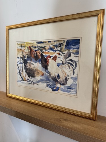 Original signed chickens - original,