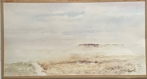 Original signed watercolour - signed,
