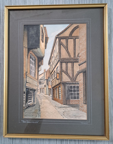 Walker watercolour painting - j.,
