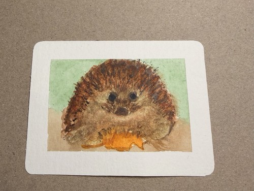 Aceo original watercolour - aceo,
