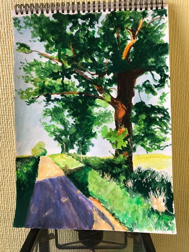 Water colour painting - water,