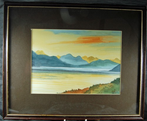 Framed original watercolour - watercolour, of