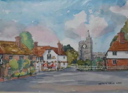 British artist keith wells - british,