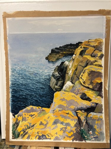 Water colour painting - water,