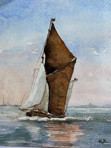 Watercolour kay barry sail - watercolour,