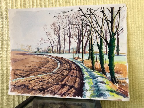 Water colour painting - water,