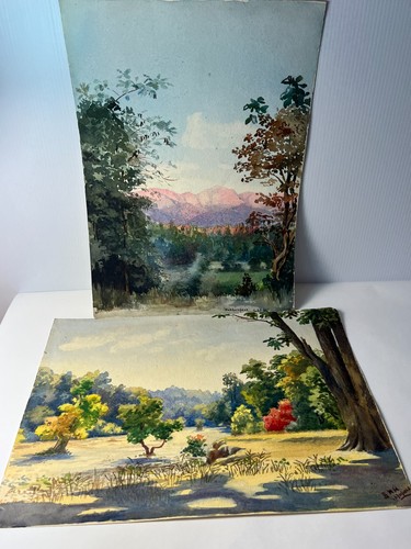 Two antique original - two, water