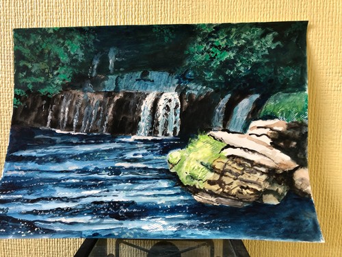 Water colour painting - water,