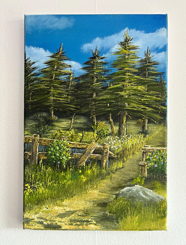 Original landscape forest - original,
