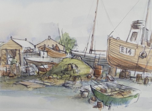 Original watercolour ink - watercolour,