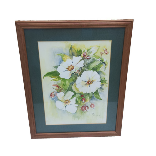 Vintage watercolour floral - vintage,