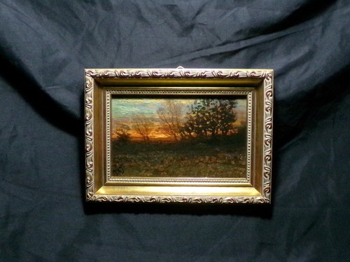 Original oil painting - -, framed