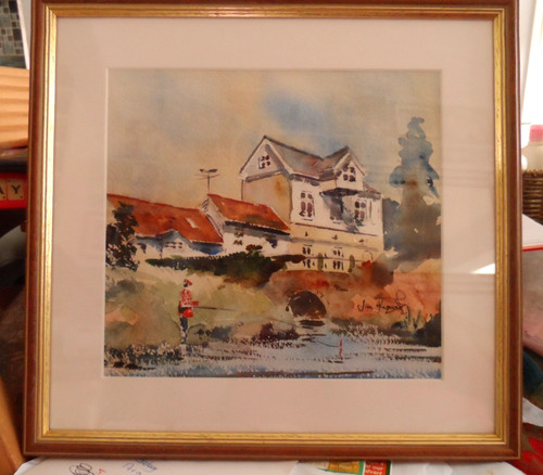 Beautiful signed watercolour - signed,