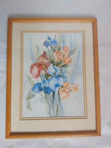 Debbie hearle floral irises - hearle,