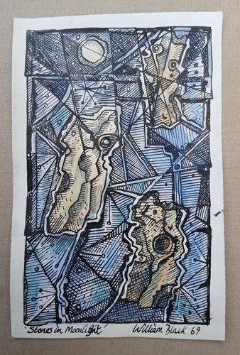 20th vintage abstract - vintage,