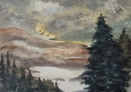 Original watercolour painting - original,