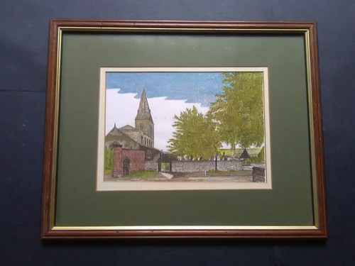 Vintage watercolour painting - vintage,