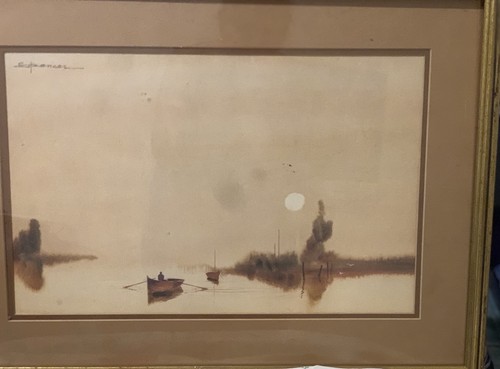 Water colour painting quiet - a,