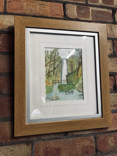 Framed original watercolor - framed,